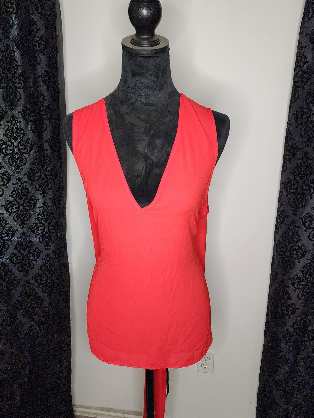 Express Red Blouse - XL